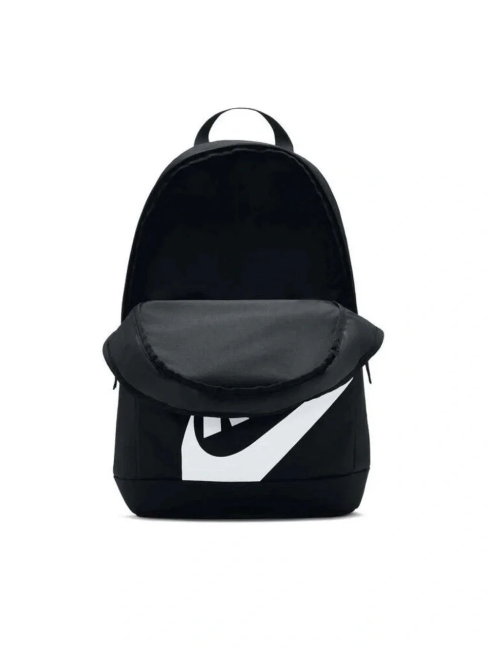 Nike Black Backpack with White Bold Logo